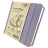 Блокнот/Скетчбук 12х12 см, 80 листов, 140 гр/м2, бумага-слоновая кость, Фиолетовая пастель