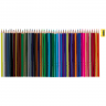 Карандаши цветные трехгранные c точилкой  48 цветов в картонном пенале, артикул 120548