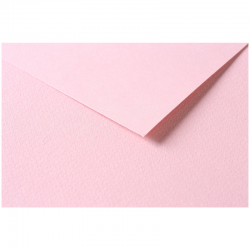 Бумага цветная №183 светло-розовый, размер 50х65 см, Tulipe, 160 гр/м2, Clairefontaine, артикул 960183