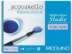 Альбом 12 листов TORCHON Watercolour, А3 (297х420 мм), 270 гр/м2, 25% хлопок, артикул 72703241