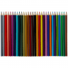 Карандаши цветные трехгранные c точилкой JUMBO 30 цветов в картонном пенале, артикул 116530