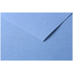 Бумага цветная №188 ярко-синий, размер 50х65 см, Tulipe, 160 гр/м2, Clairefontaine, артикул 960188