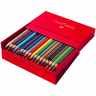 Карандаши цветные трехгранные GRIP 36 цветов в студийной (кожзам) коробке, артикул 112436