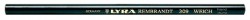 Угольный карандаш масляный обезжиренный LYRA CARBON REMBRANDT, твердый, артикул L2037003
